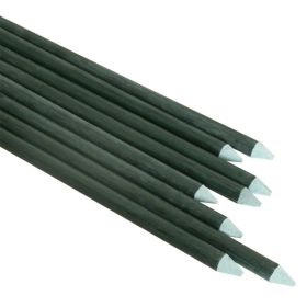 50PC 1/4inch 5ft Dark Green Solid Sticks For Plant Support Offer High Strength, Corrosion Resistance, And Durability, Suitable For Flowers, Veget (Option: 14inch5ft)